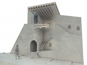 Representación 3D de la Torre Font Vella