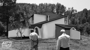 Fotomontaje unifamiliar en parcela