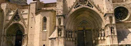 Portadas de la Iglesia Arciprestal de Santa María la Mayor (foto: www.morellaturistica.com)
