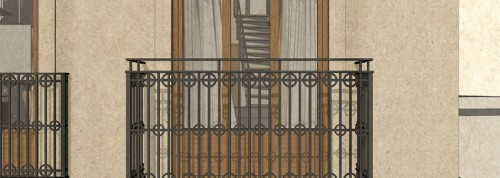 Detalle balcón fachada