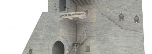 Representación 3D de la Torre Font Vella